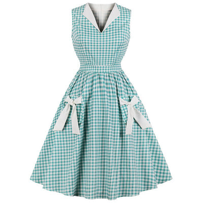 Rockabilly Sukienka W Kratkę