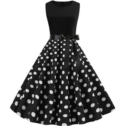 Rockabilly Sukienka W Kropki