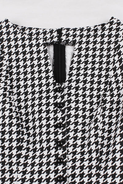 Czarna Rozkloszowana Sukienka Z Lat 50