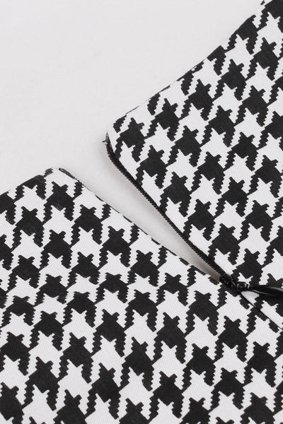 Czarna Rozkloszowana Sukienka Z Lat 50