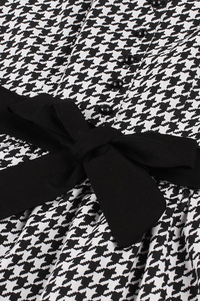 Czarna Rozkloszowana Sukienka Z Lat 50