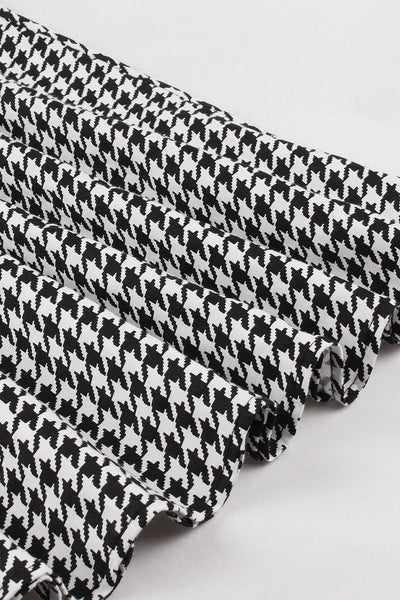 Czarna Rozkloszowana Sukienka Z Lat 50