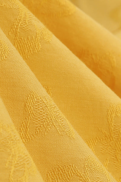 Żółta Sukienka Z Kołnierzykiem W Stylu Vintage