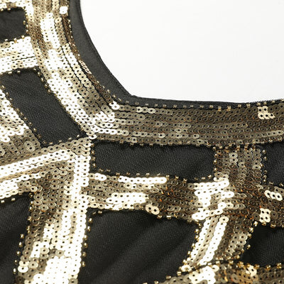 Złota Sukienka Z Lat 20. XX Wieku