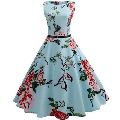 Sukienka Vintage W Kwiaty