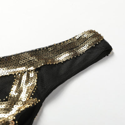 Złota Sukienka Z Lat 20. XX Wieku