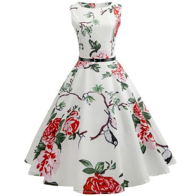 Sukienka Vintage W Kwiaty