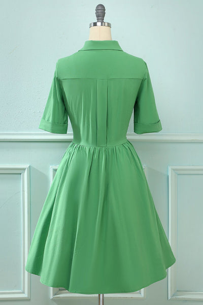Plisowana Sukienka W Stylu Vintage Z Lat 50