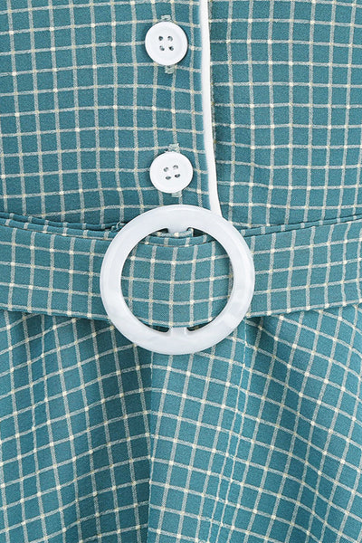 Sukienka W Kratę Vintage Z Lat 50