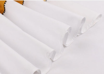 Ładna Żółta I Biała Sukienka W Stylu Vintage