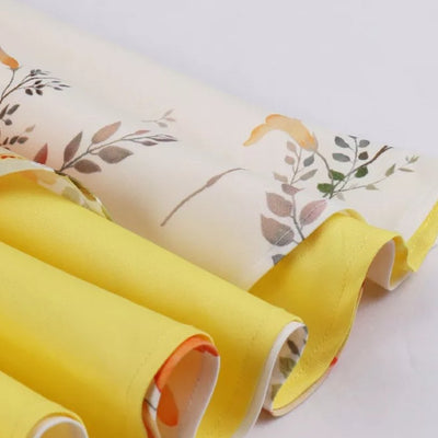 Żółto-Biała Sukienka Petite W Kwiaty W Stylu Vintage