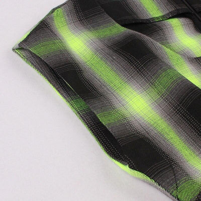 Sukienka W Szkocką Kratę Bez Rękawów