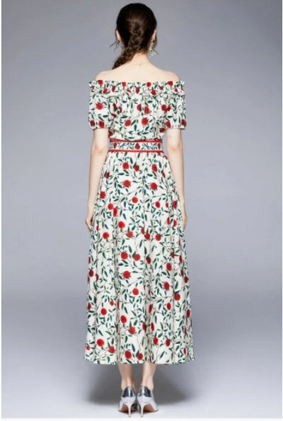 Wiejska Sukienka Z Lat 40. XX Wieku