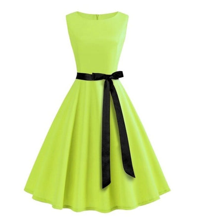Sukienka Pin-Up Z Lat 50  Neon