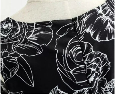 Sukienka Pin-Up Z Lat 50 Czarny