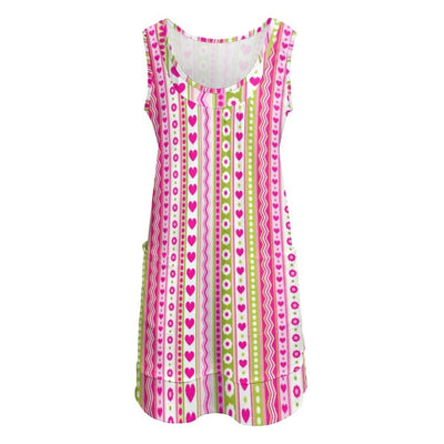 Sukienka Z Lat 60. 70 Serc