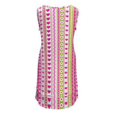 Sukienka Z Lat 60. 70 Serc