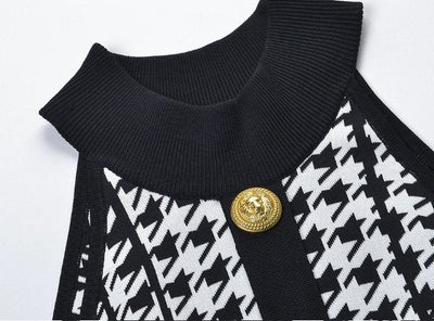 Szara Plisowana Spódnica Z Lat 40