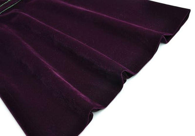 Aksamitna Sukienka W Kwiaty Z Lat 40