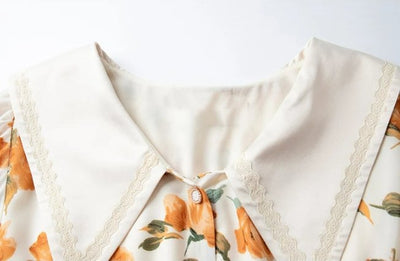 Sukienka Vintage W Kwiaty Z Lat 40