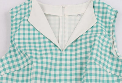 Sukienka W Paski Z Lat 50