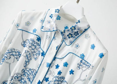 Sukienka Z Lat 40. I 50. Niebieska