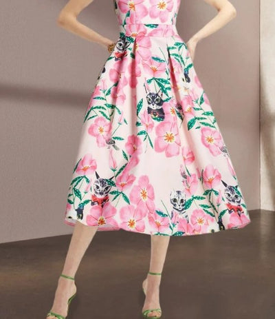 Damska Letnia Sukienka W Stylu Vintage