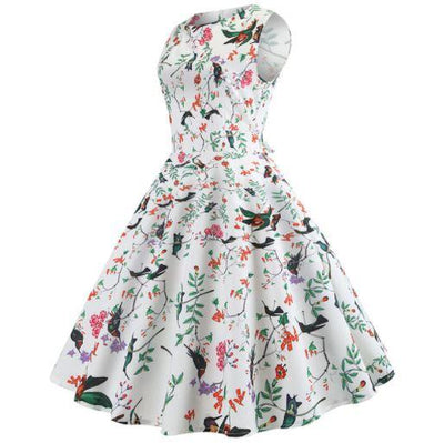 Szykowna Kobieca Sukienka Z Lat 50