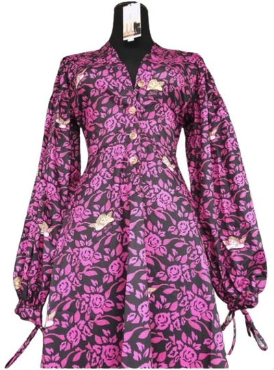 Sukienka W Kwiaty Z Lat 40