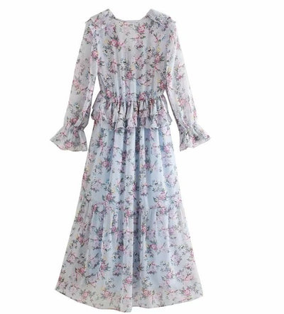 Hipisowska Sukienka Liberty Z Lat 70