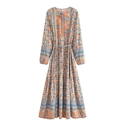 Sukienka Z Nadrukiem Z Lat 70