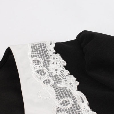 Czarna Sukienka Z Lat 50