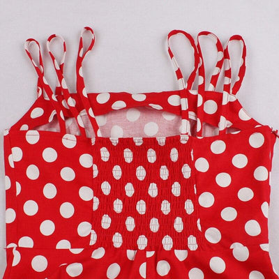 Czerwona Sukienka Skater Z Lat 50