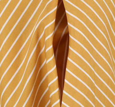 Żółta Sukienka Retro Z Lat 50