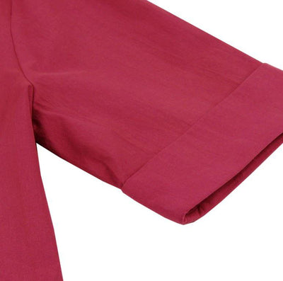 Bordowa Sukienka Retro Z Lat 60