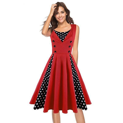 Sukienka Rockabilly W Stylu Retro
