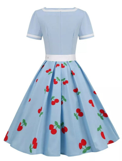 Rozkloszowana Sukienka Rockabilly Z Lat 50