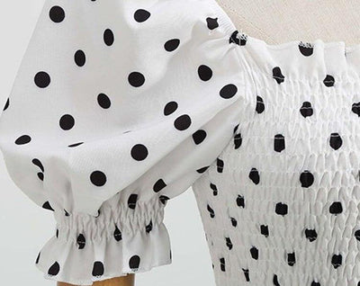 Biała Sukienka W Stylu Lat 50