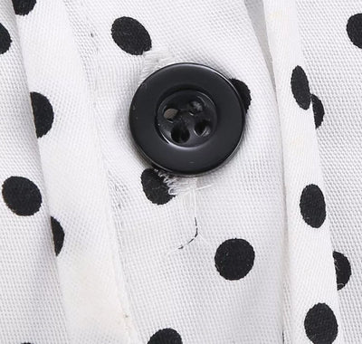 Czarno-Biała Sukienka Vintage Z Lat 60