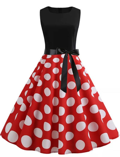 Czerwona Angielska Sukienka Vintage