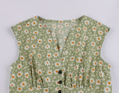 Sukienka Vintage Plus Size Z Lat 50. W Kwiaty
