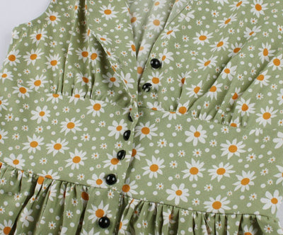 Sukienka Vintage Plus Size Z Lat 50. W Kwiaty