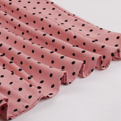 Sukienka Vintage Z Lat 50. Z Długimi Rękawami