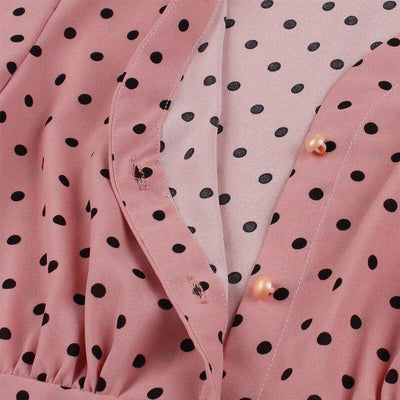 Sukienka Vintage Z Lat 50. Z Długimi Rękawami