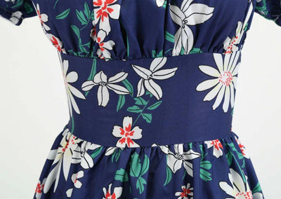 Wiejska Sukienka Vintage Z Lat 60