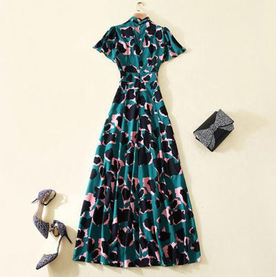 Bawełniana Sukienka Vintage Z Lat 40. XX Wieku