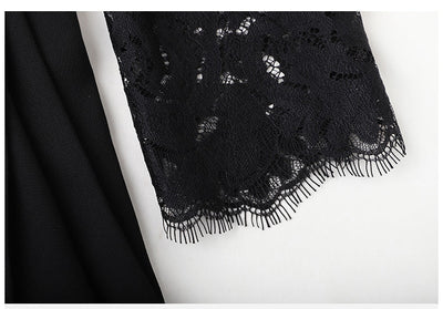 Czarna Sukienka Vintage Z Lat 40. XX Wieku