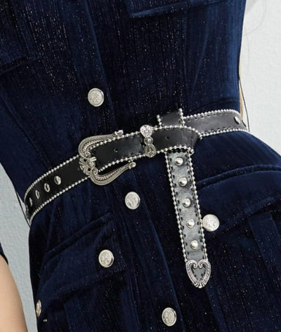 Zimowa Sukienka Vintage Z Lat 40