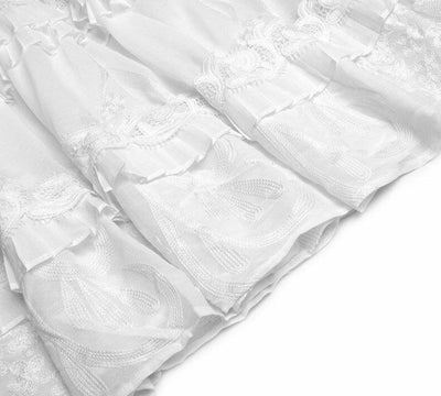 Biała Sukienka Vintage Z Lat 40. Z Latarnią