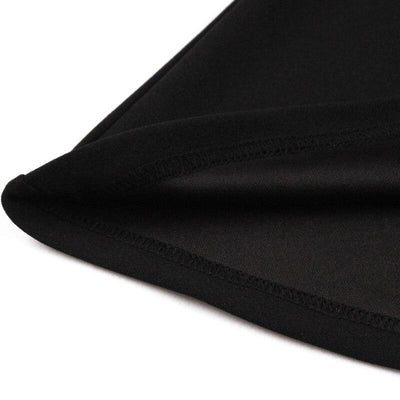 Czarna Jesienna Sukienka Vintage